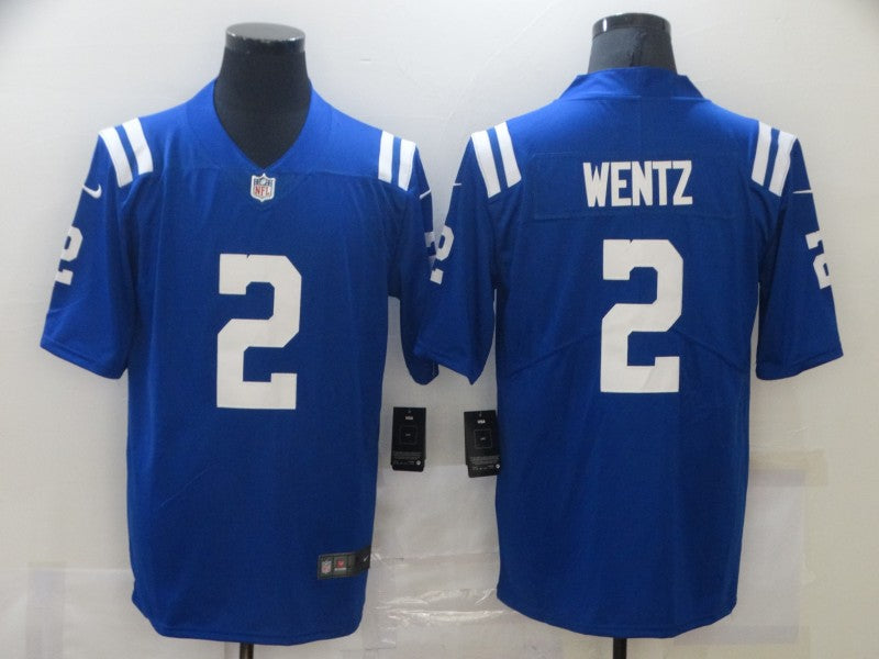 Men's Indianapolis Colts Carson Wentz #2 Blue Game Jersey1