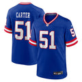 Men's New York Giants Abdul Carter Nike Royal First Round Pick 2nd Alternate Game Jersey