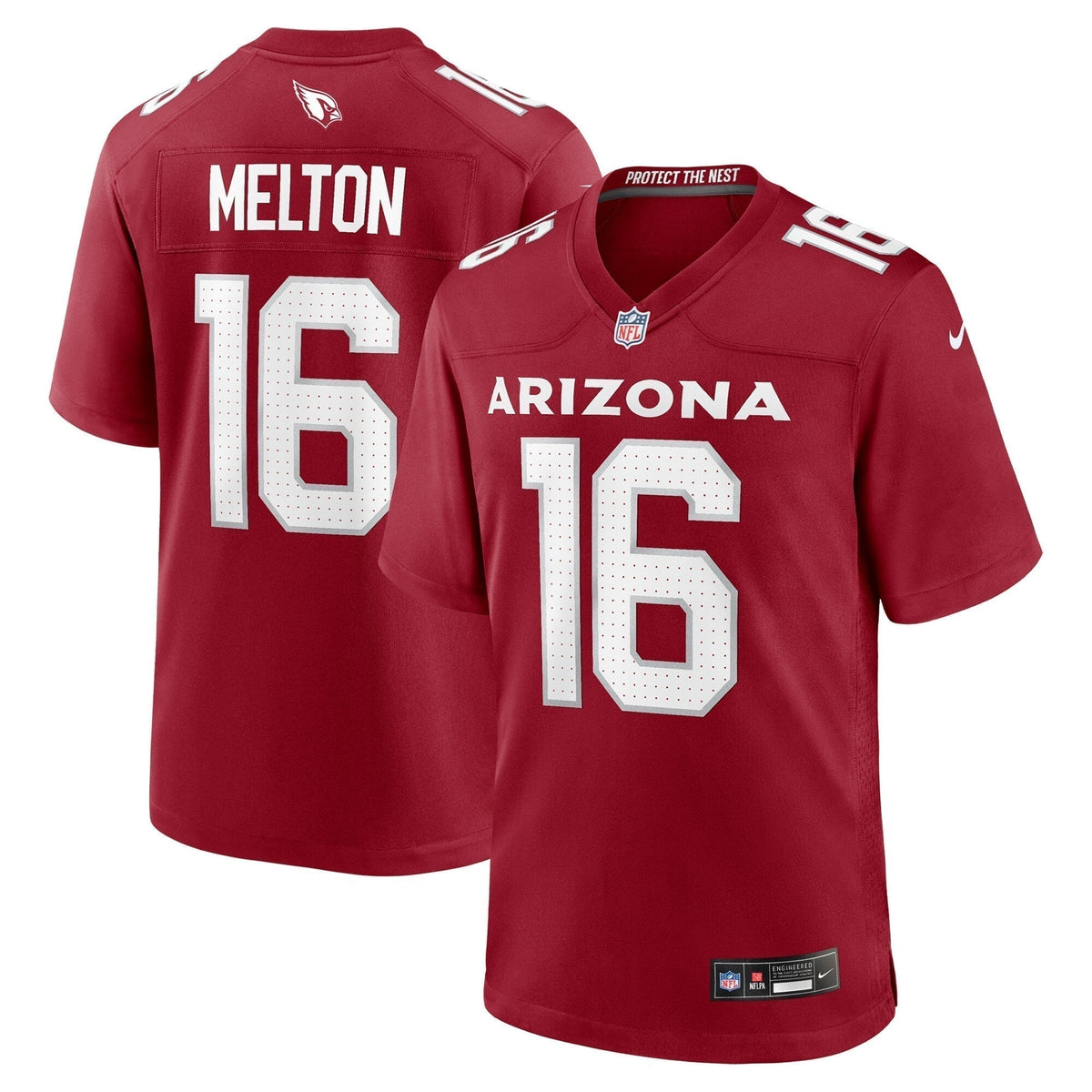 Max Melton Arizona Cardinals Nike Team Game Jersey -  Cardinal