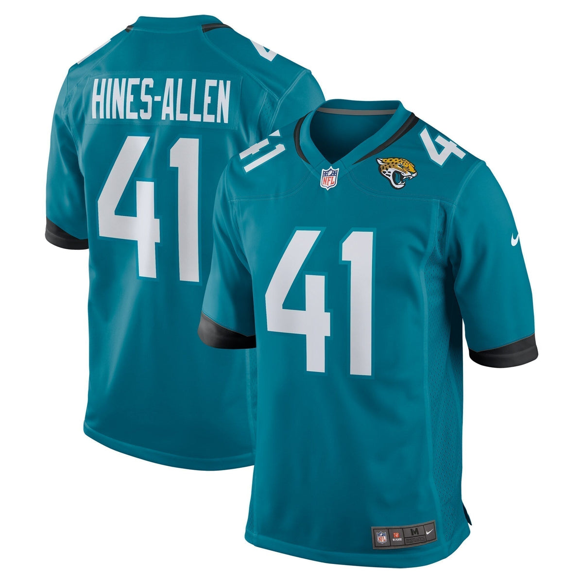Josh Hines-Allen Jacksonville Jaguars Nike   Game Jersey - Teal