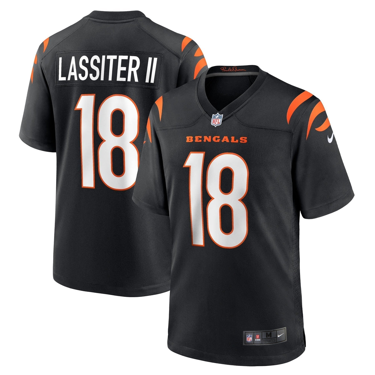 Kwamie Lassiter II Cincinnati Bengals Nike Game   Jersey - Black