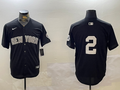 Men's New York Yankees Derek Jeter #2 Black Game Jersey