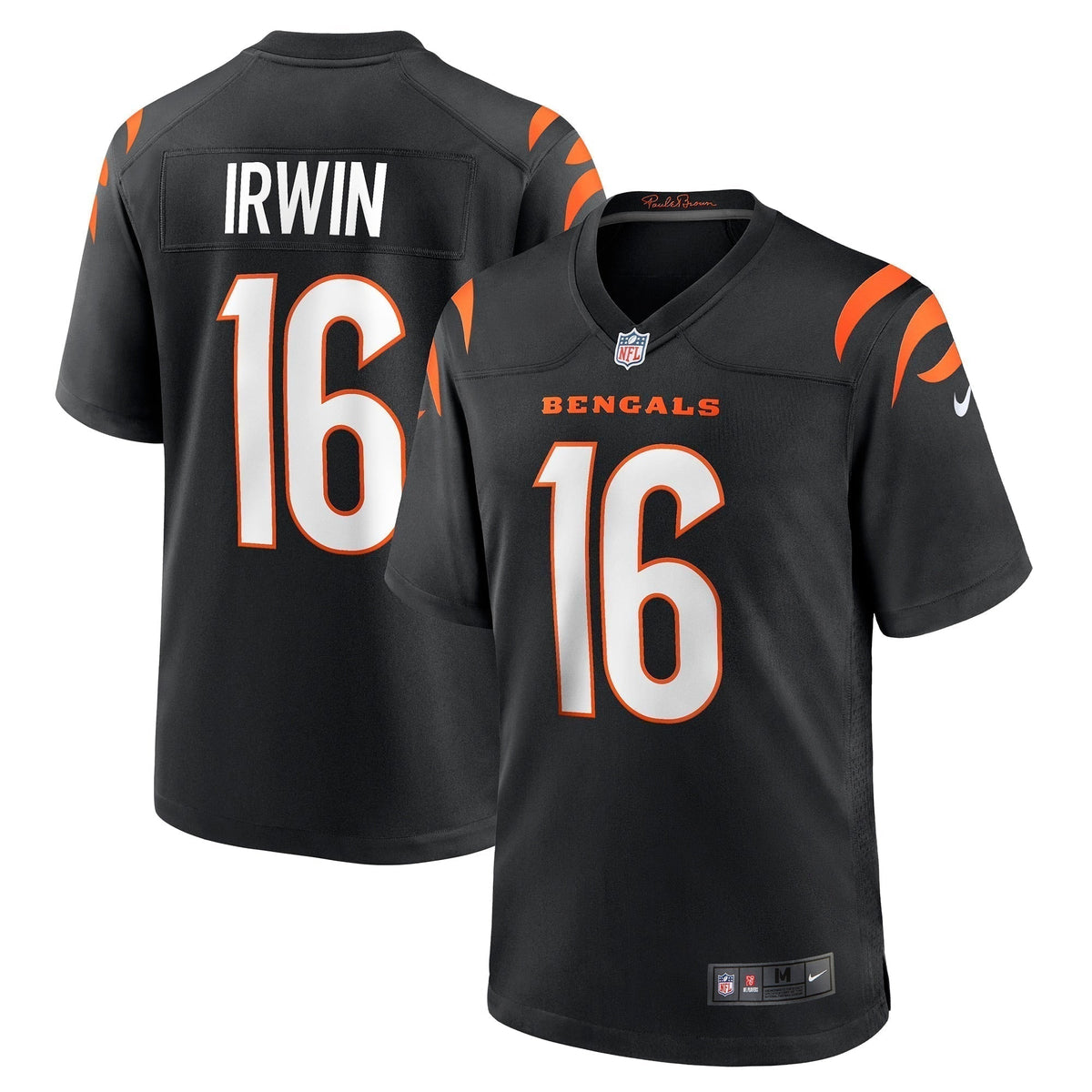 Trenton Irwin Cincinnati Bengals Nike Game   Jersey - Black