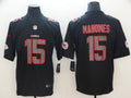 Men's Kansas City Chiefs Patrick Mahomes #15 Black Alternate Game Jersey1