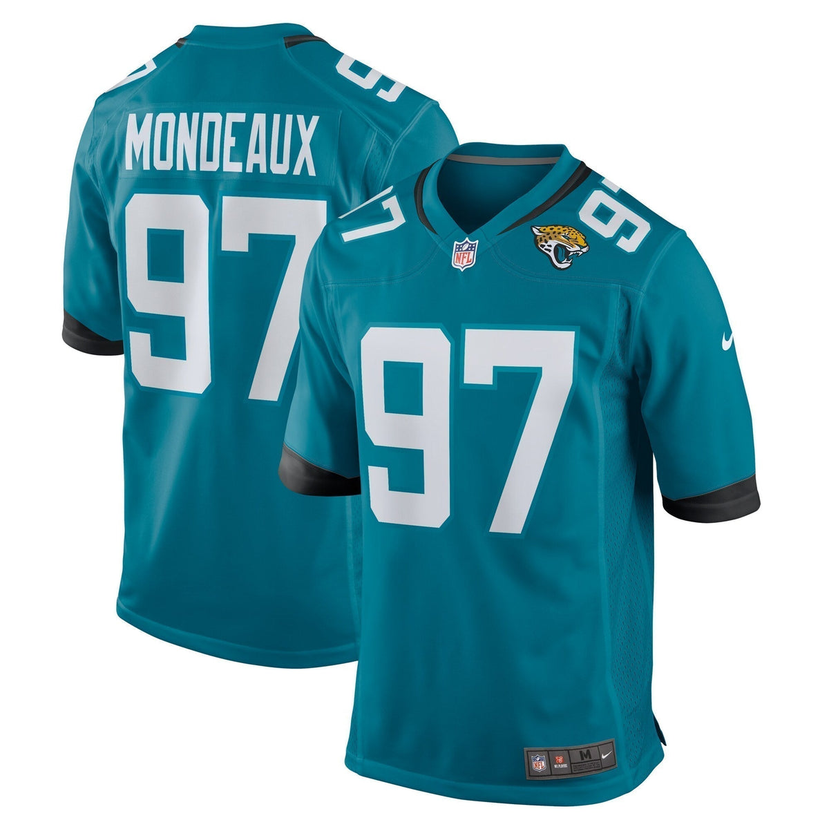 Henry Mondeaux Jacksonville Jaguars Nike  Game Jersey -  Teal