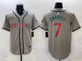 Men's Arizona Diamondbacks Corbin Carroll #7 Gray Limited Player Jersey