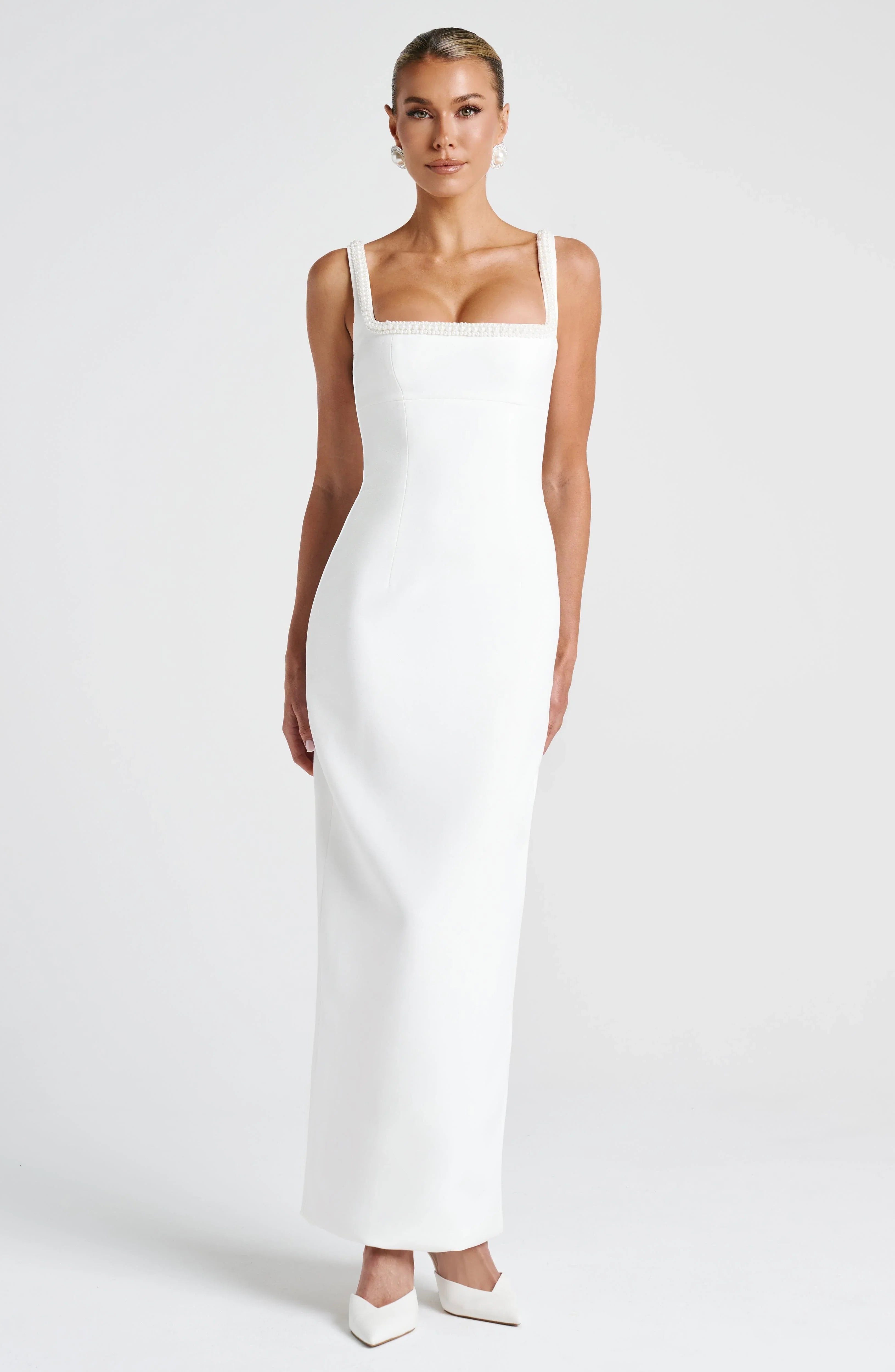 Ines Midaxi Dress - Ivory