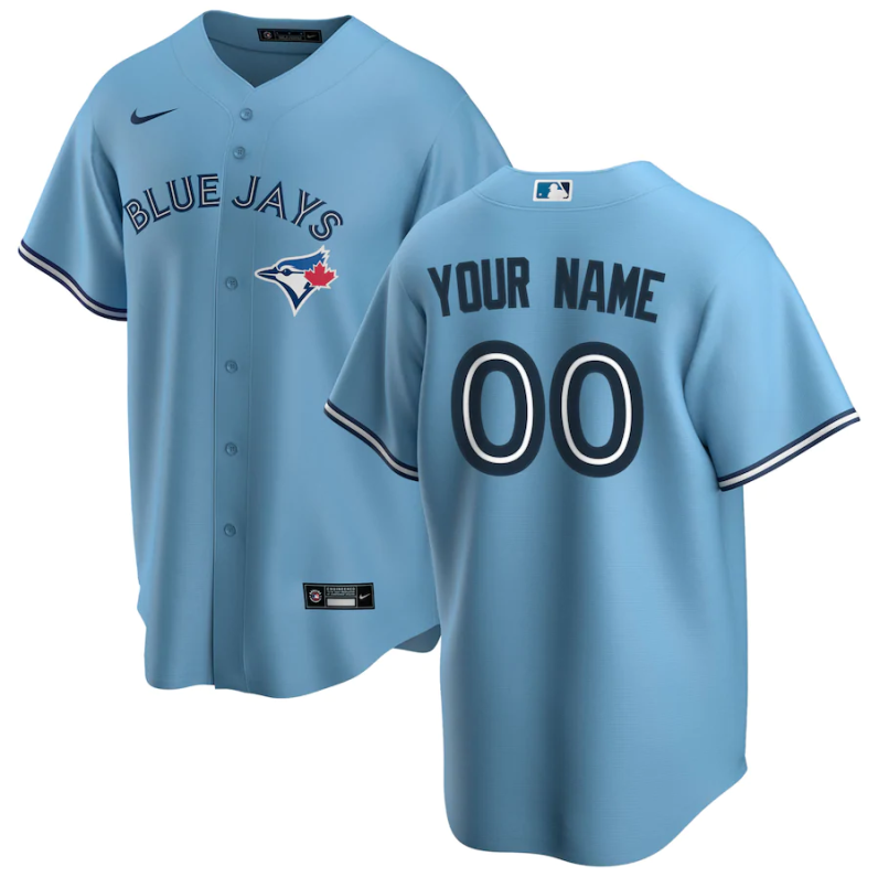 Men's Toronto Blue Jays Blue Replica Custom Jersey