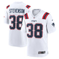 Rhamondre Stevenson New England Patriots Nike Game   Jersey - White