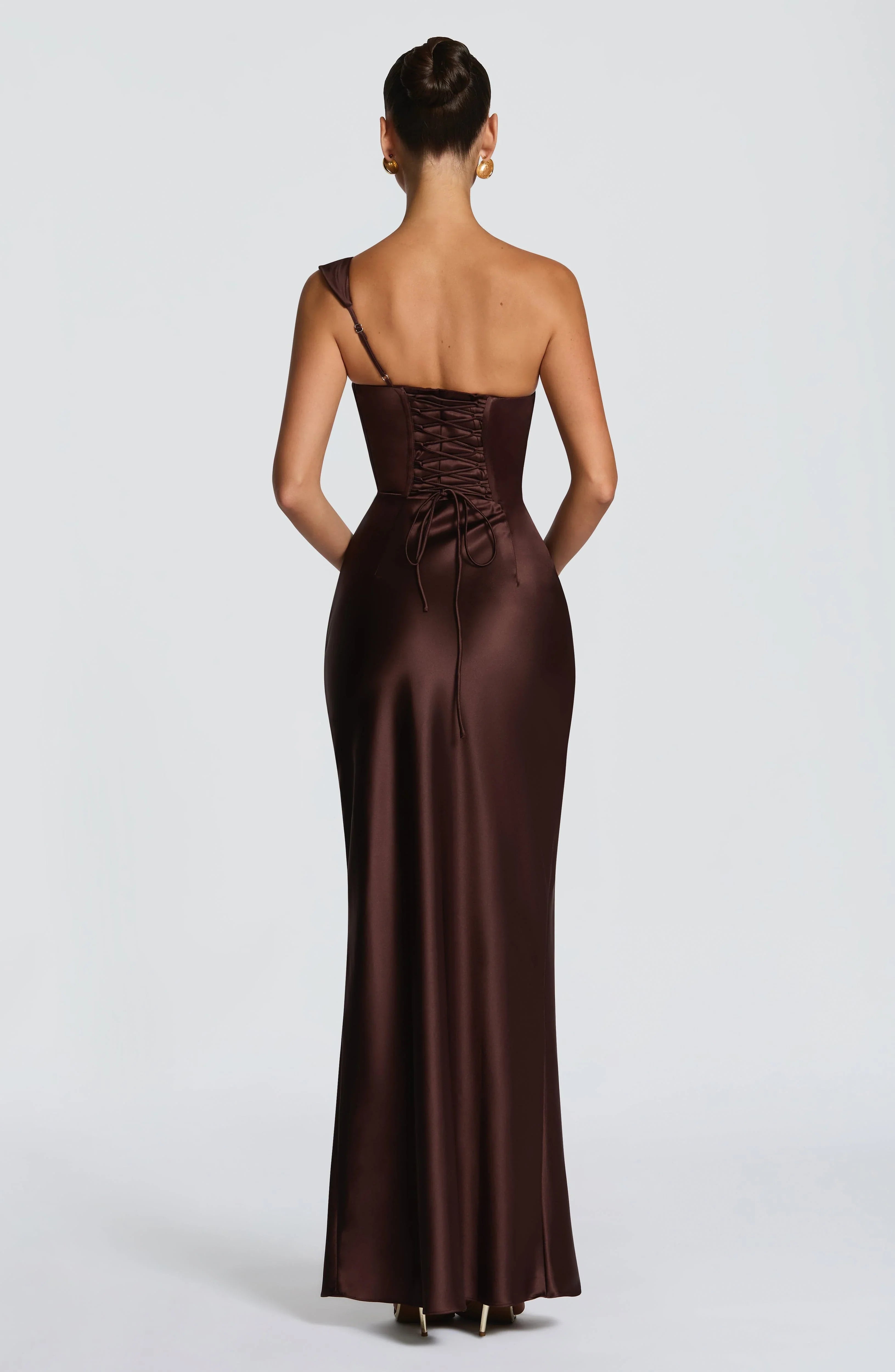 Thalassa Maxi Dress - Plum Brown